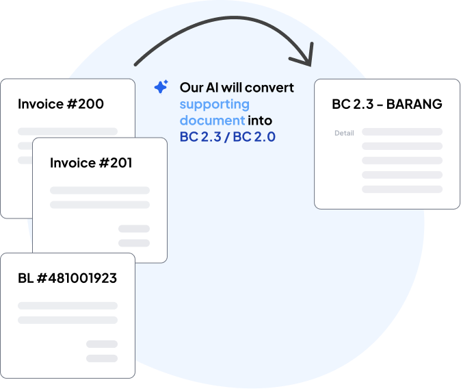 Dokumen pendukung jadi draf pemberitahuan